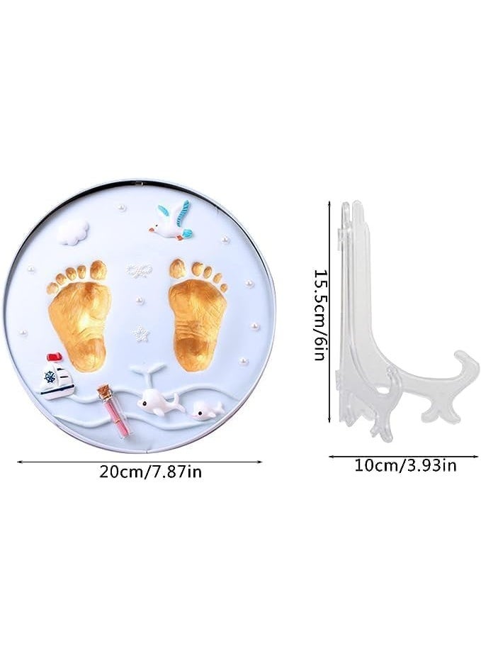 High Quality Mud Cartoon Design Newborn Footprint Kit With Easy No-bake Drying for Kids - Image 4